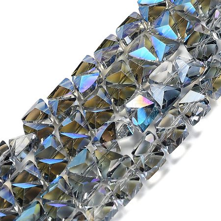 Electroplate Glass Beads Strands EGLA-P066-02A-HP05-1