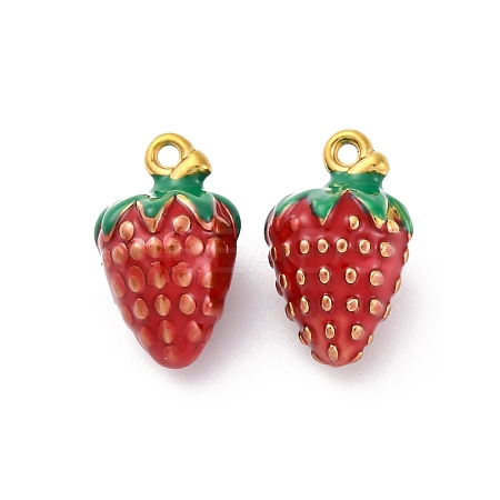 304 Stainless Steel Enamel Pendants STAS-B085-42G-03-1