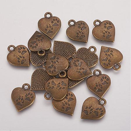 Tibetan Style Alloy Pendants TIBEP-409-AB-LF-1