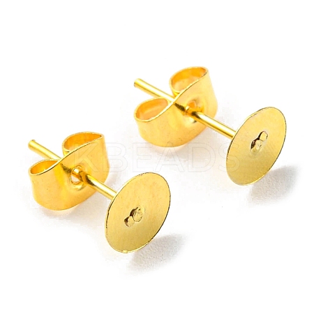 Iron Stud Earring Findings LS-IFIN-Q001-01B-G-1