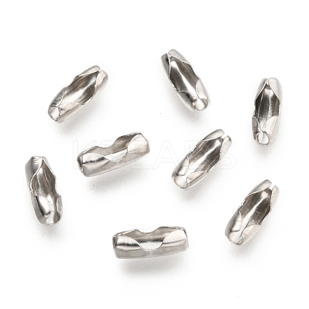 Non-Tarnish 304 Stainless Steel Ball Chain Connectors STAS-K121-01B-P-1