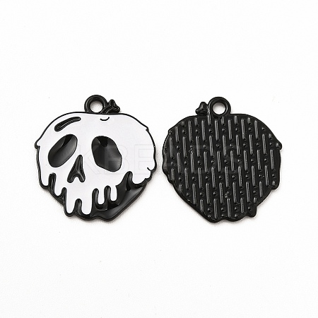 Rack Plating Alloy Enamel Pendants LS-X-FIND-G054-20EB-01-1