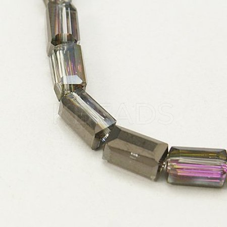 Electroplate Glass Beads EGLA-J023-8x4mm-04-1