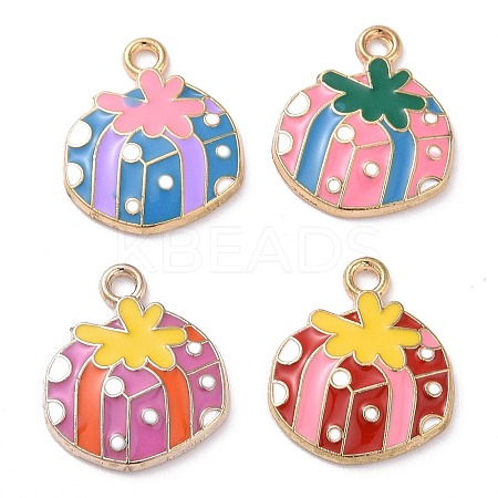 Alloy Enamel Pendants ENAM-A139-15G-1
