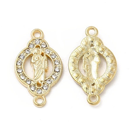 Religion Alloy Connector Charms with Crystal Rhinestone FIND-YW0003-47-1