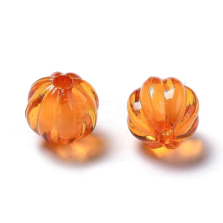 Autumn Theme Transparent Acrylic Beads LS-X-TACR-S089-10mm-11-1