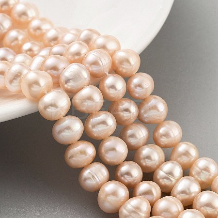 Natural Cultured Freshwater Pearl Beads Strands PEAR-C003-16D-1