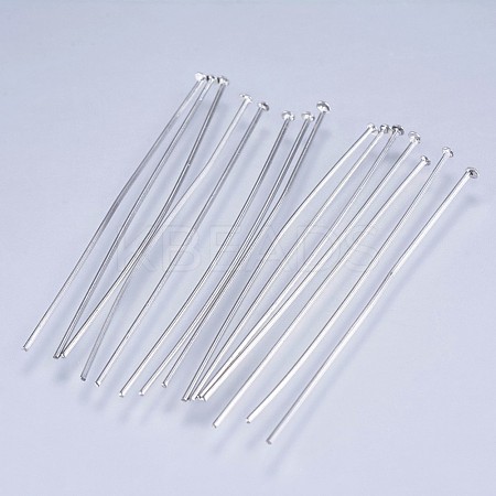 Tarnish Resistant 304 Stainless Steel Flat Head Pins STAS-F145-07P-0.6x40mm-1