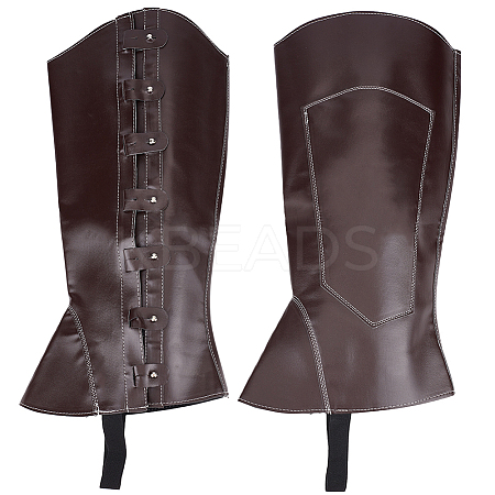 Imitation Leather Pirate Boot Covers AJEW-WH20020-020B-03-1