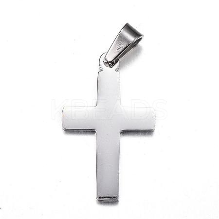 Tarnish Resistant 304 Stainless Steel Pendants STAS-G102-20P-1
