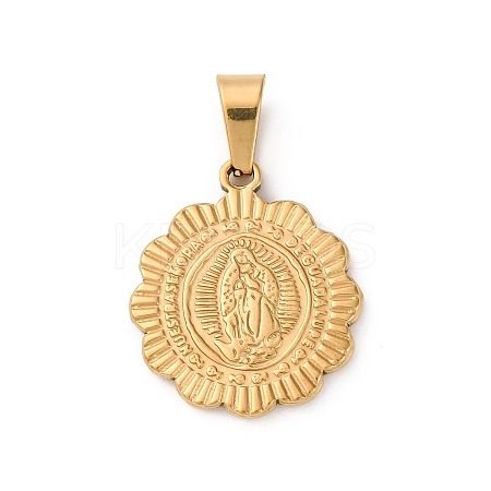 201 Stainless Steel Pendants STAS-C130-04C-G-1