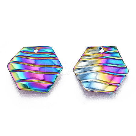 Ion Plating(IP) 304 Stainless Steel Pendants STAS-T063-204M-1