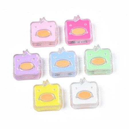 Transparent Acrylic Beads ACRC-S039-09-1