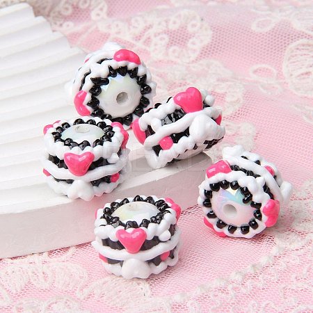 Opaque Acrylic Beads PW-WGF3828-01-1