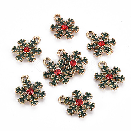 Eco-Friendly Alloy Enamel Pendants LS-X-ENAM-T011-67-NR-1