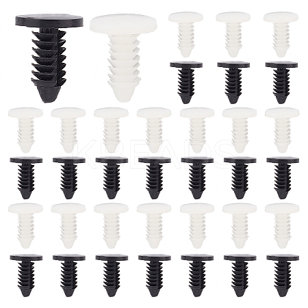 200Pcs 2 Colors Resin Gauge Rivets FIND-NB0003-74-1
