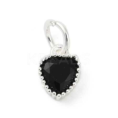 Brass Micro Pave Cubic Zirconia Pendants LS-KK-H204-01S-04-1