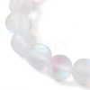 Beach Dolphin Dyed Synthetic Turquoise Bead Bracelets BJEW-JB10251-03-3