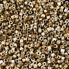 Spray Painted Picasso Cylinder Glass Seed Beads X-GLAA-T028-12A-11-2