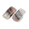 Natural Amethyst Lace Agate Pendants G-A244-10B-2