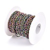 Ion Plating(IP) 304 Stainless Steel Figaro Chains CHS-I001-09MC-01-4