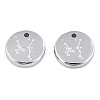 Non-Tarnish 316 Surgical Stainless Steel Charms STAS-S116-418G-P-2