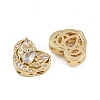 Brass Pave Cubic Zirconia Multi-strand Links ZIRC-F145-08G-01-2