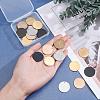 24Pcs 4 Style PVD Vacuum Plating 304 Stainless Steel Pendants STAS-PH0003-80-5