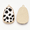 Eco-Friendly Cowhide Leather Pendants FIND-N049-03R-2