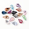 Faceted Teardrop Glass Pointed Back Rhinestone Cabochons X-RGLA-E004-10x6mm-M-1