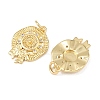 Brass Micro Pave Cubic Zirconia Pendants KK-G544-41G-2