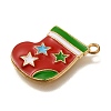 Christmas Theme Alloy Enamel Pendants FIND-I040-01B-2