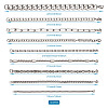 Unisex 304 Stainless Steel Chain Bracelets BJEW-TA0001-05P-7