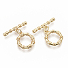 Brass Toggle Clasps KK-T051-20G-NF-1