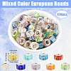 120Pcs Resin European Beads FIND-SP0002-05C-2
