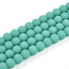 Opaque Glass Beads Strands X-GLAA-T032-P6mm-MD12-1