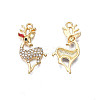 Rack Plating Alloy Enamel Pendants LS-X-ENAM-N055-118-3
