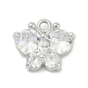 Brass Micro Pave Cubic Zirconia Pendants KK-Z094-16P-02-1