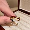 Zinc Alloy Enamel Open Cuff Rings FS-WG5D95C-02-1