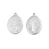 Non-Tarnish 201 Stainless Steel Pendants STAS-T063-188P-3