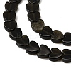 Heart Natural & Synthetic Mixed Gemstone Bead Strands G-L420-25-6mm-M-4