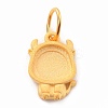 925 Sterling Silver Pendant Cabochon Settings LS-STER-I020-01B-G-1