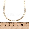 925 Sterling Silver Pave Crystal Cubic Zirconia Tennis Necklaces for Women NJEW-C096-01A-G02-5