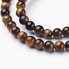 Natural Tiger Eye Beads Strands X-GSR4mmC014-AB+-2