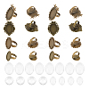 DIY Blank Dome Finger Ring Making Kit FIND-UN0002-40-1