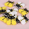 10Pcs 2 Styles Bee Silicone Beads JX692A-3