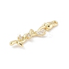 Brass Micro Pave Cubic Zirconia Pendants LS-KK-M326-13C-G-2