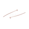Brass Ball Head Pins KK-WH0058-02C-RG-2
