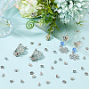 40 Pairs 925 Sterling Silver Ear Nuts STER-BBC0008-63-4