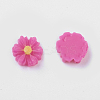 Mixed Resin Flower Cabochons X-CRES-B3029-M-2